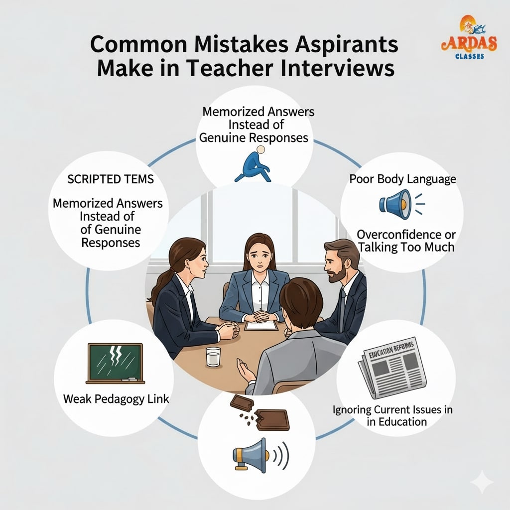 Common Mistakes Aspirants Make in Teacher Interviews